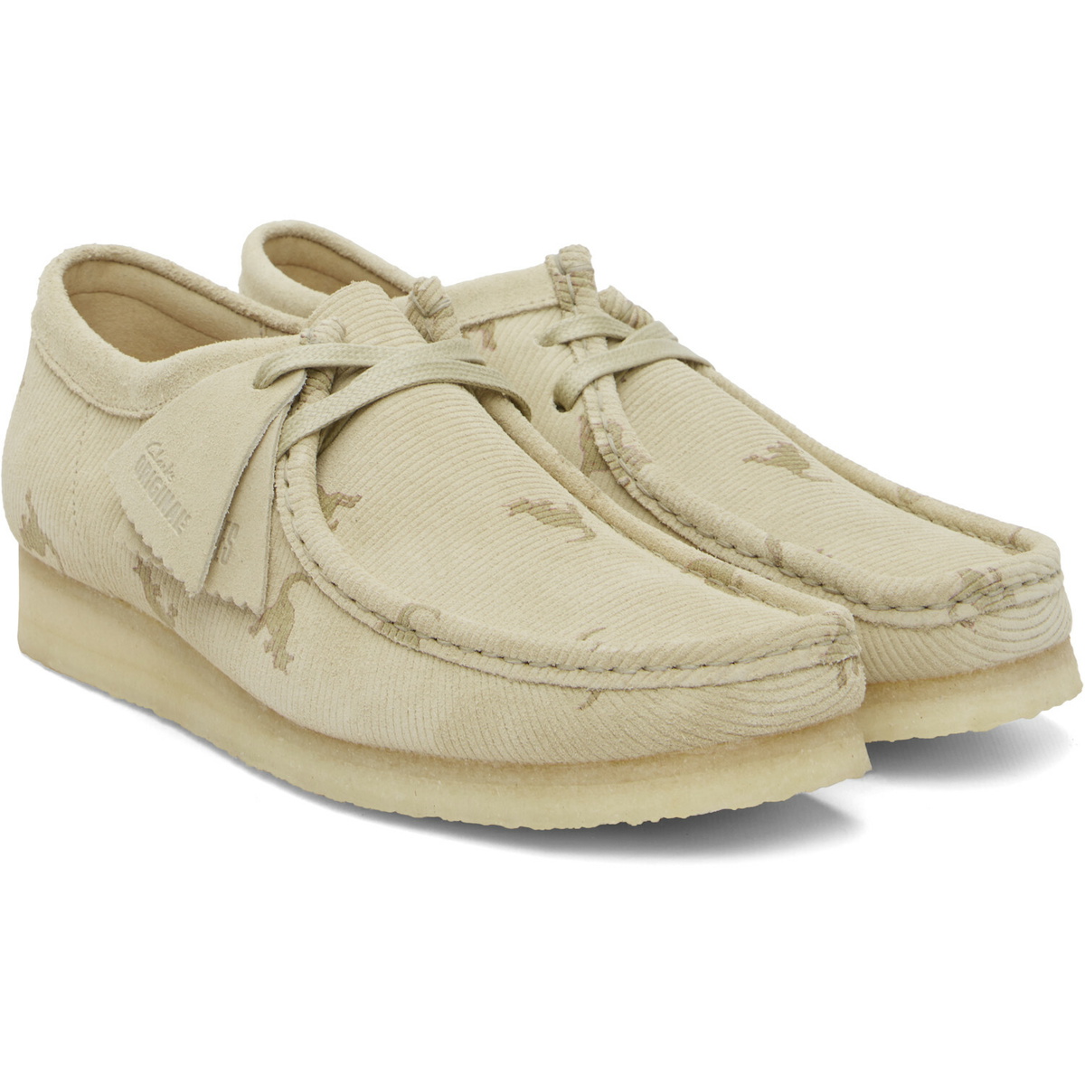 Clarks Originals Beige Wallabee Derbys