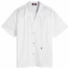 Late Checkout Men's Short Sleeve Shirt in Ice Blue