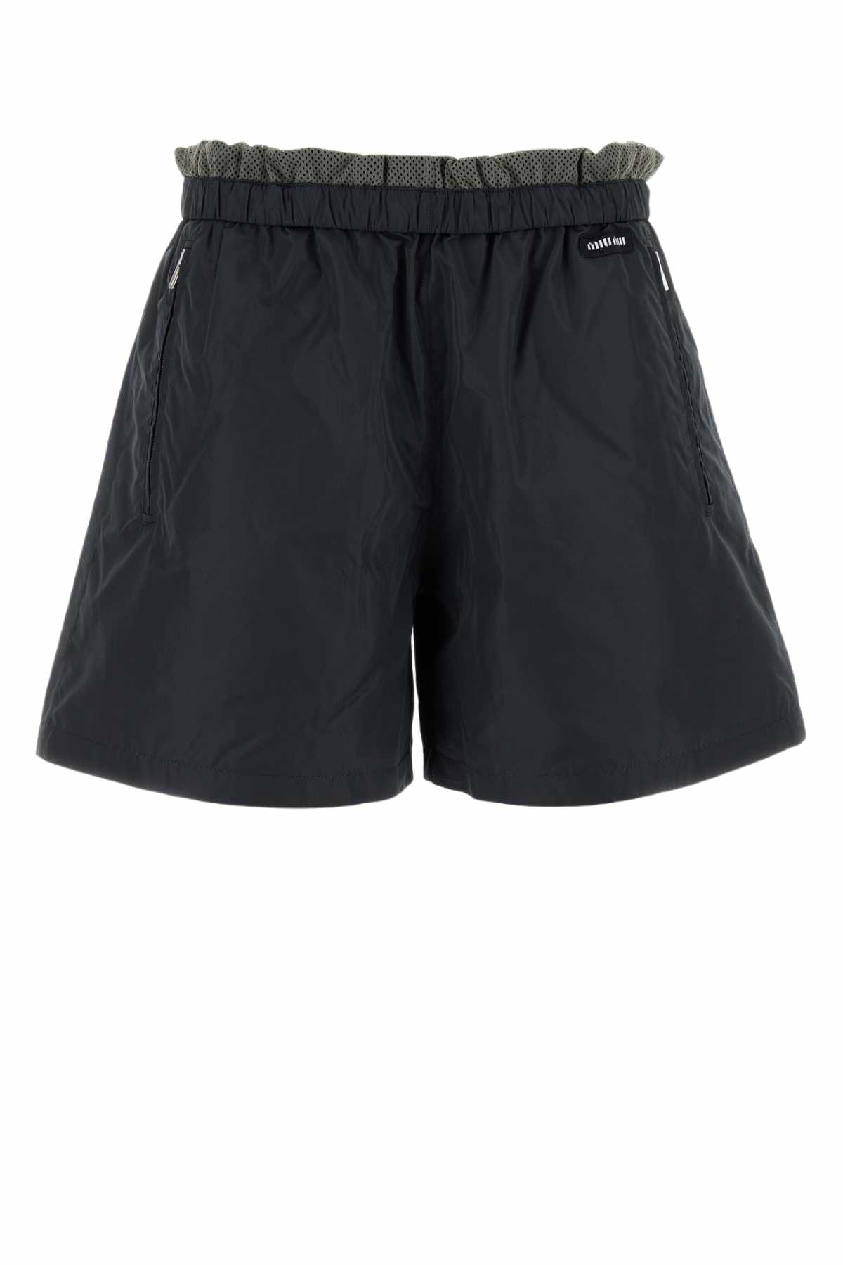 Miu Miu Black Stretch Grain De Poudre Pant Miu Miu Miu Miu Black Stretch Grain De Poudre Pant Miu Miu