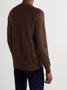 Loro Piana - Cashmere, Virgin Wool and Silk-Blend Sweater - Brown