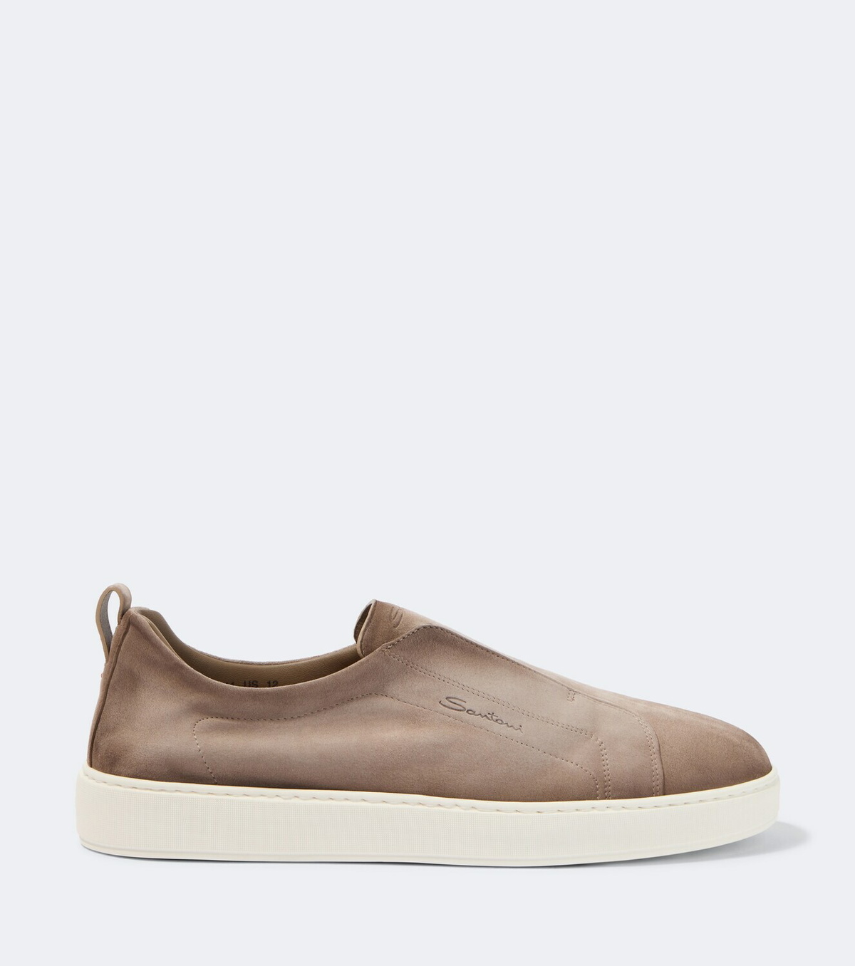 Santoni Victory suede slip-on shoes