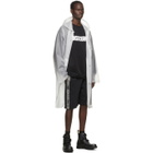 VETEMENTS Transparent Limited Edition Logo Print Raincoat