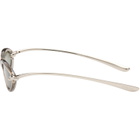 Bottega Veneta Silver Cat Eye Knot Sunglasses