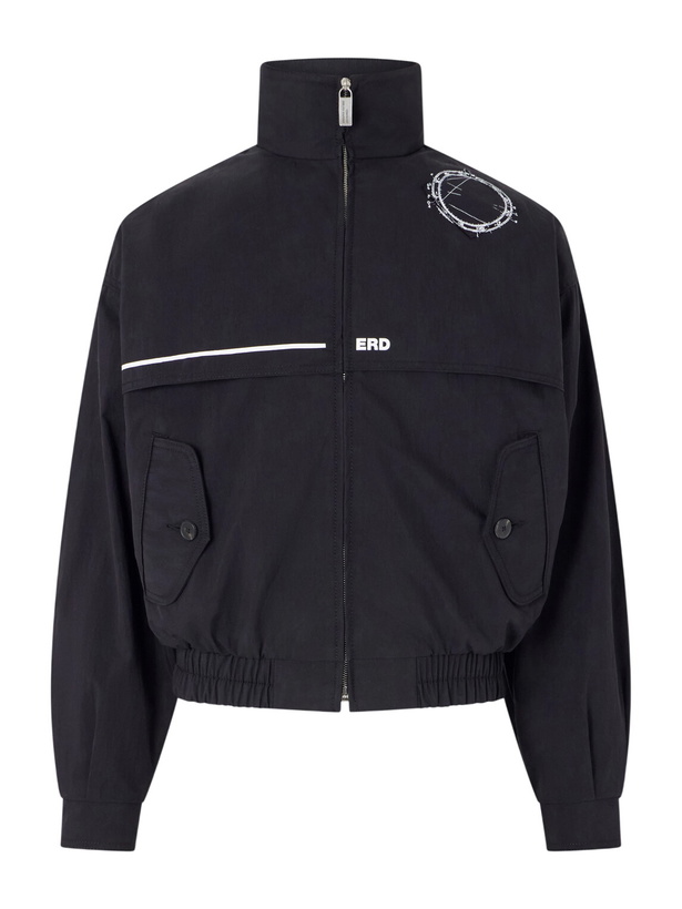 Photo: Enfants Riches Déprimés - Serge Logo-Printed Shell Jacket - Black