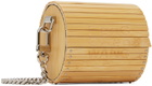 Feng Chen Wang Beige Mini Crossbody Bamboo Bag