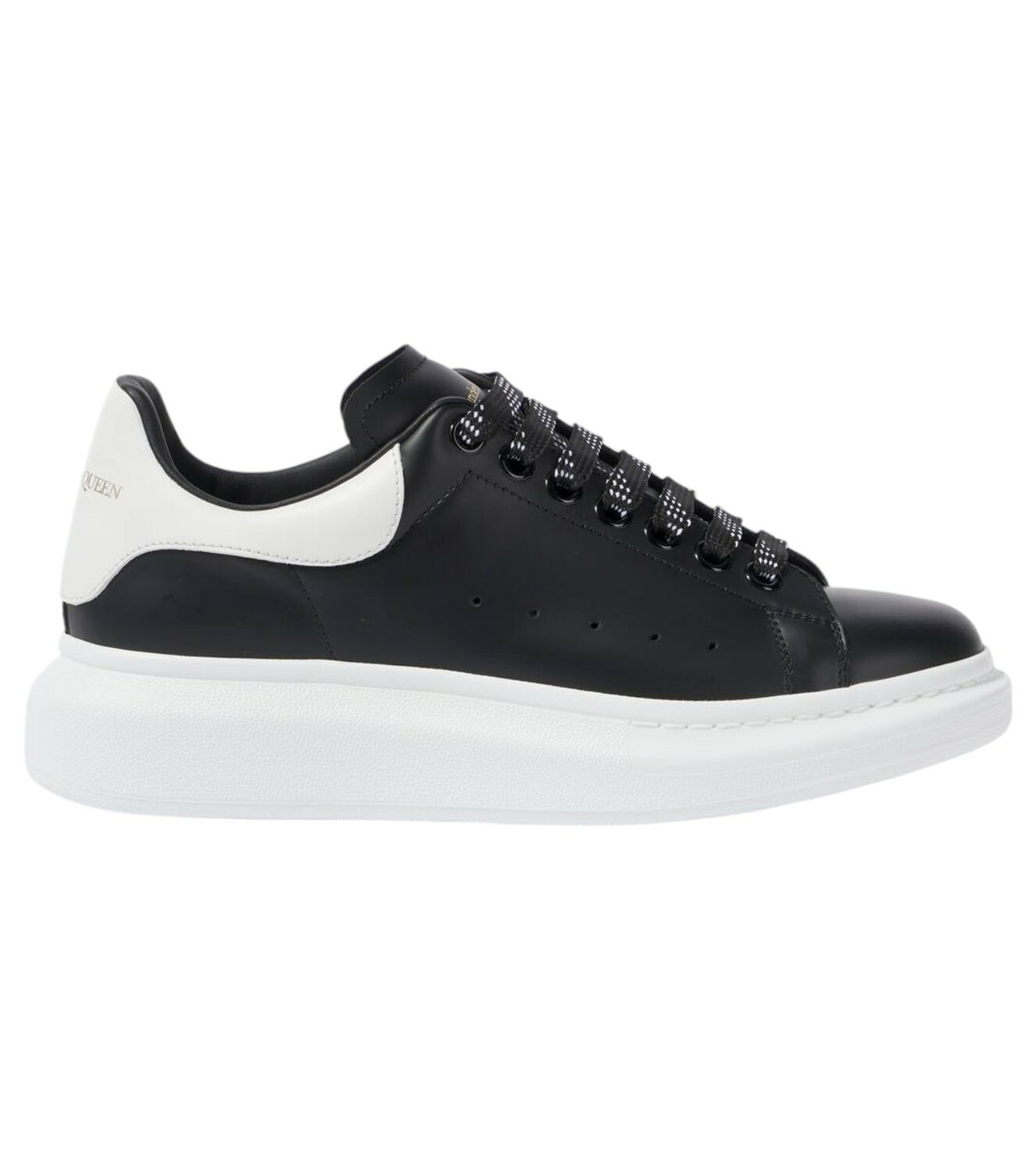 Alexander McQueen White & Black Sprint Runner Sneakers