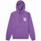 Bisous Skateboard Women's s x3 Logo Hoody in Purple