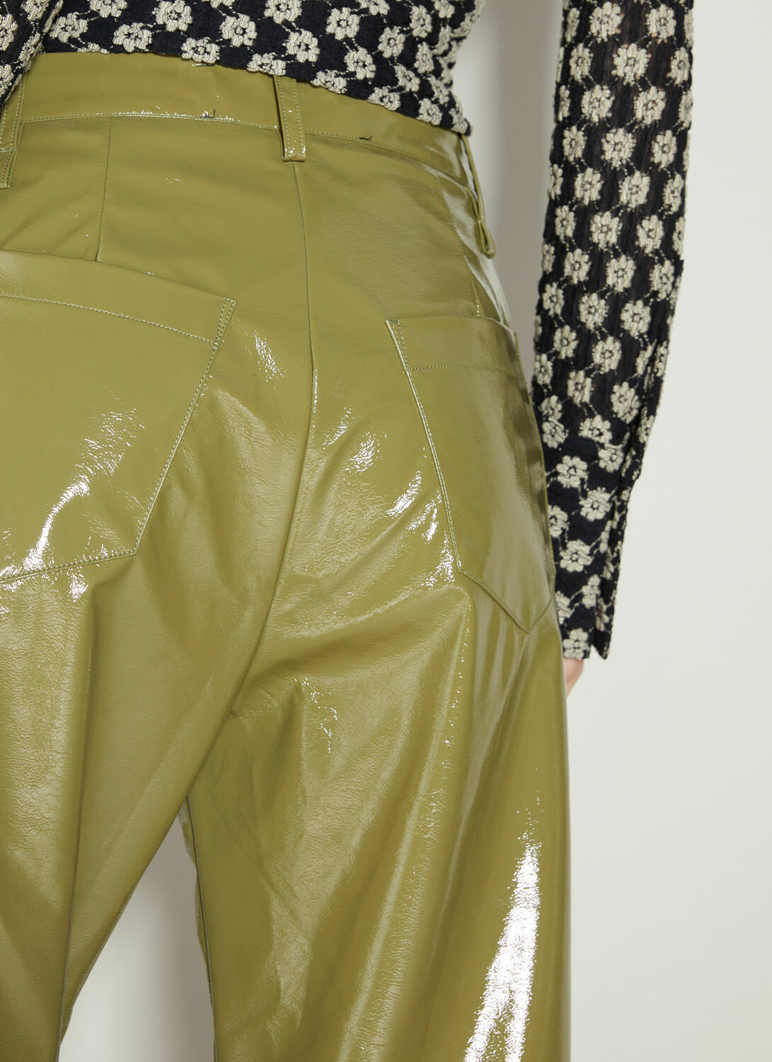 Song for the Mute Glossy Vinyl Pants