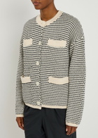 Varley Tidewell Textured Knit Jacket Cream