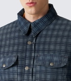 RRL Jacquard plaid denim jacket