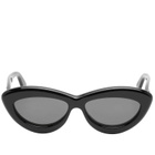 Loewe Eyewear Women's Cat-Eye Sunglasses in Black 