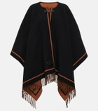 Ferragamo - Gancini wool and cashmere cape