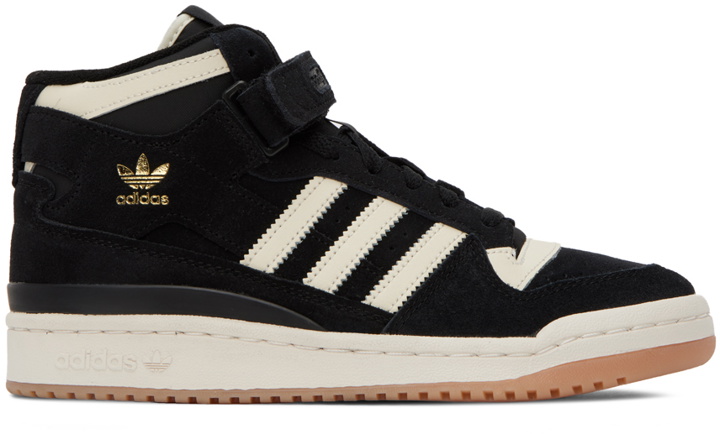 Photo: adidas Originals Black Forum Sneakers