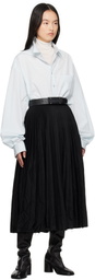 Maison Margiela Black Tab-Slot Belt