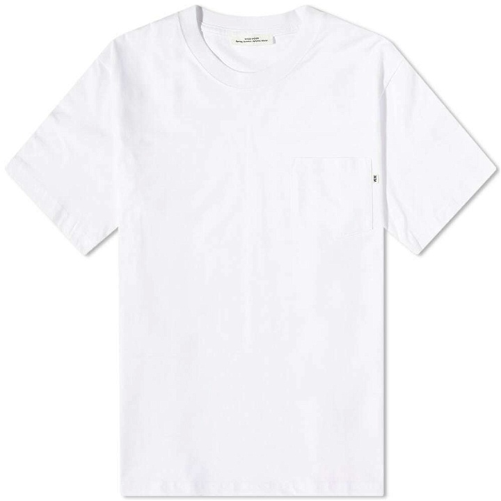 Photo: Wood Wood Men's Bobby Pocket T-Shirt in White