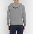 Hugo Boss - Wool, Cotton and Cashmere-Blend Hoodie - Men - Light gray