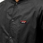 Nanga Men's Rib Collar Coach Jacket in Black