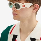 Casablanca Men's Wave Sunglasses in Cream/Gold