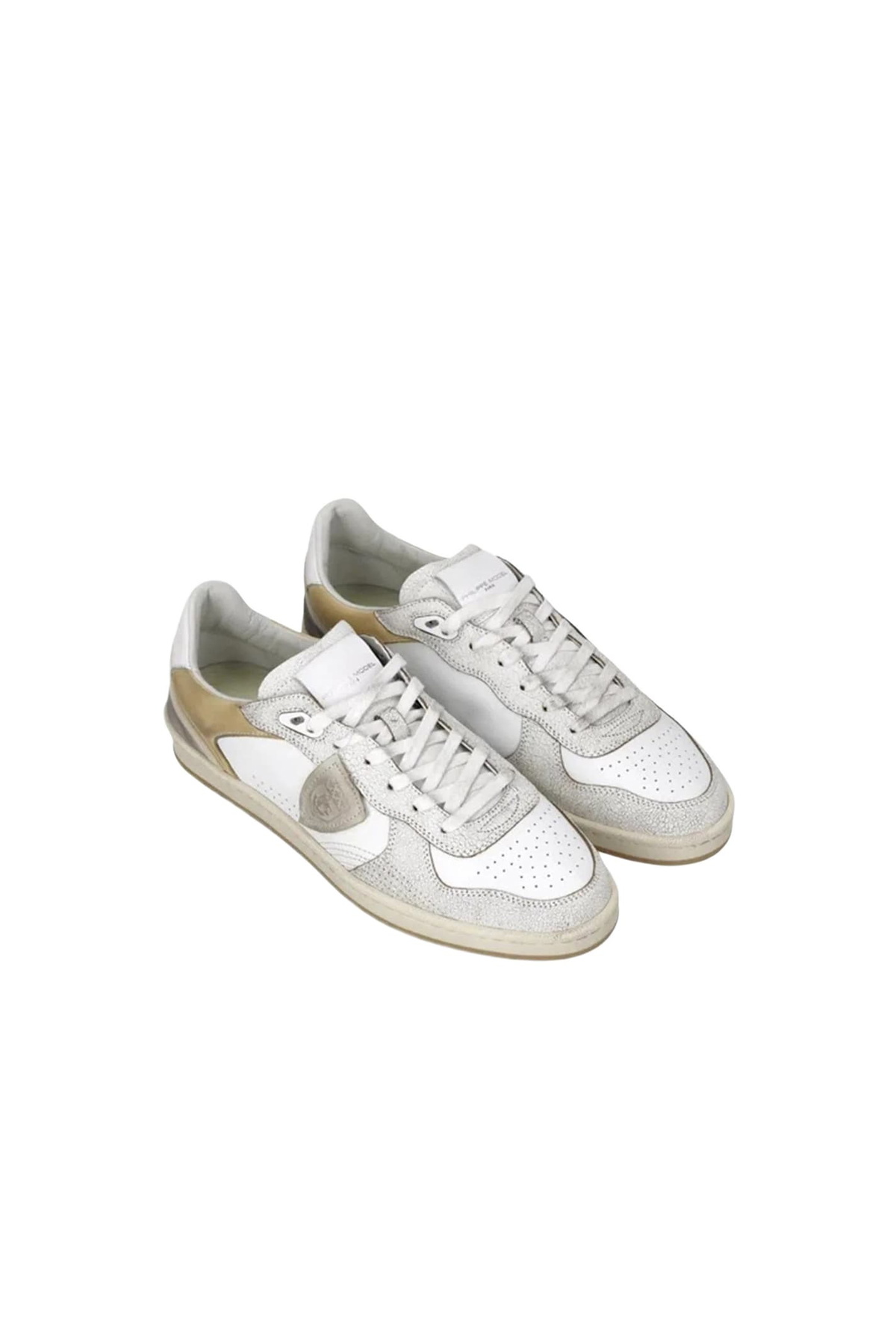 Philippe Model Veau Crackle Blanc Sable
