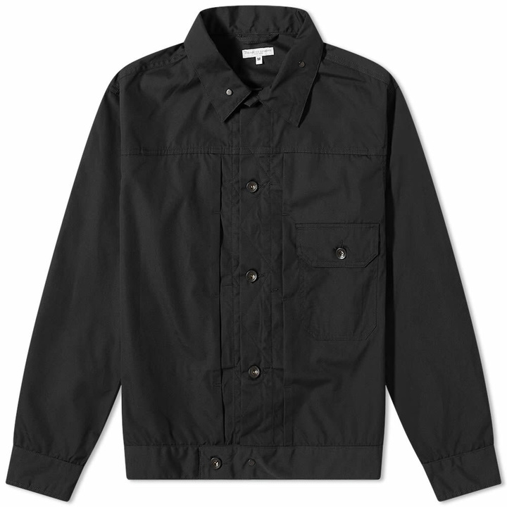 Photo: Engineered Garments Men's Trucker Jacket in Black