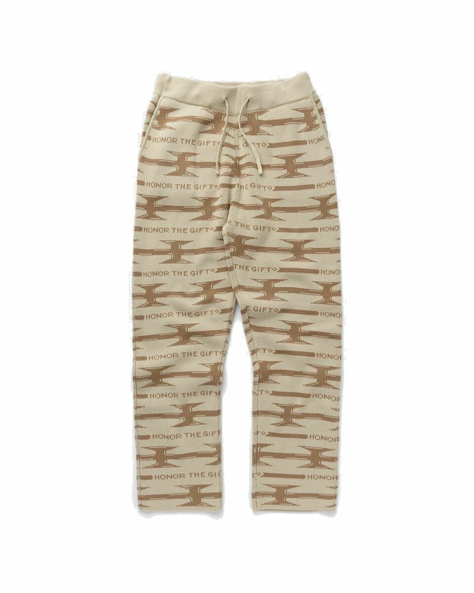 Photo: Honor The Gift H Wire Knit Pant Beige - Mens - Sweatpants