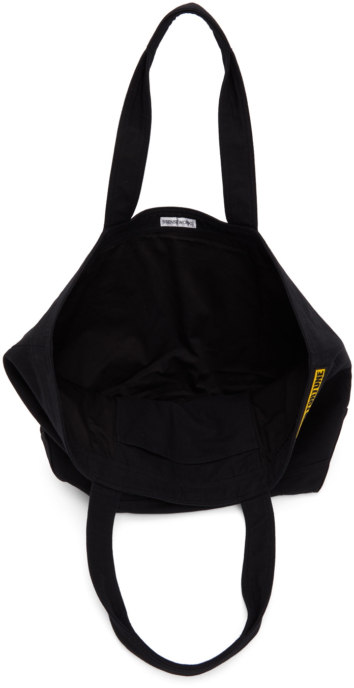 SSENSE WORKS SSENSE Exclusive 88rising Black Patch Tote SSENSE WORKS