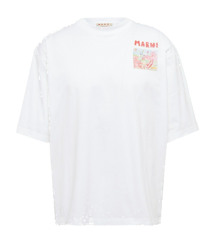 Photo: Marni - Logo cotton T-shirt