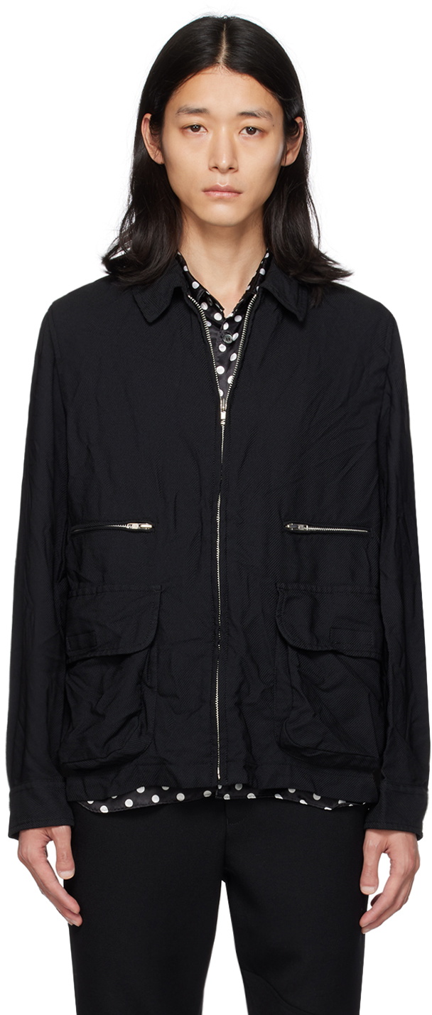 Black Comme des Garçons Black Zip Jacket