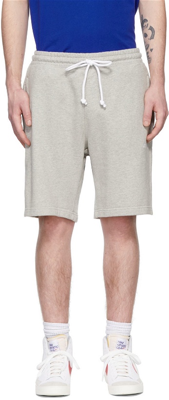 Photo: Levi's Grey Red Tab Sweat Shorts