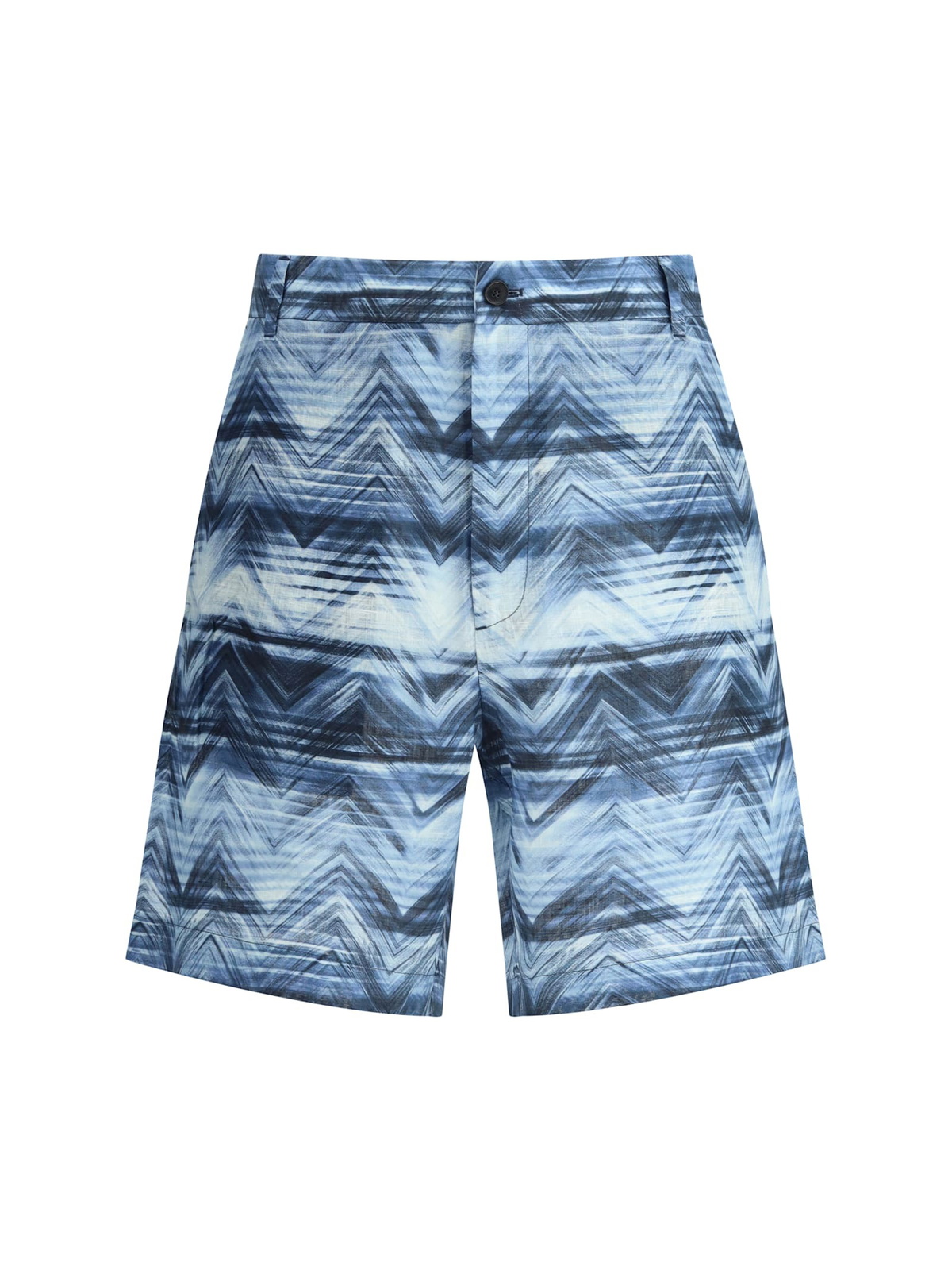 ショートパンツ MISSONI Women Shorts  Burmudas DS24SI0XBR00UYSM96U BLUE Jacquard shorts in blue - Missoni Mare | Mytheresa