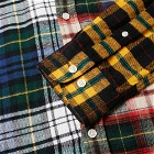 Portuguese Flannel Button Down Patchwork Shirt
