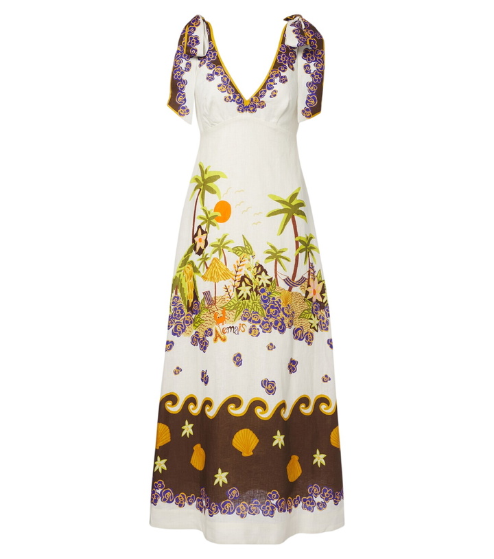 Photo: Alémais Island Cove linen midi dress