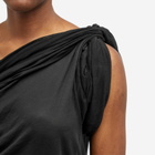 Rick Owens Women's Twist Vest Top in Black