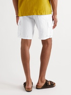 Vilebrequin - Baie Linen Drawstring Cargo Shorts - White