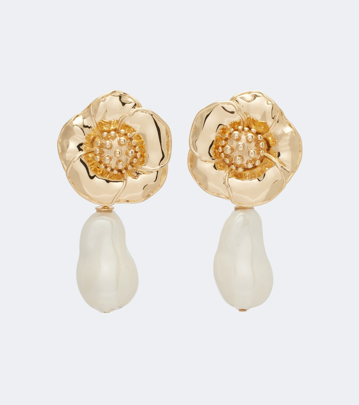 Carolina Herrera Embellished clip-on earrings
