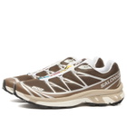 Salomon XT-6 Sneaker in Earth Brown/Walnut/Ftw Silver