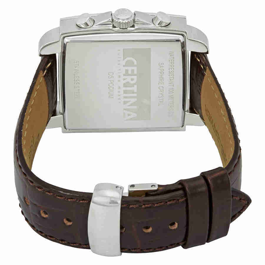 Certina DS Podium Chronograph Brown Dial Ladies Watch C001.317.16.297.00