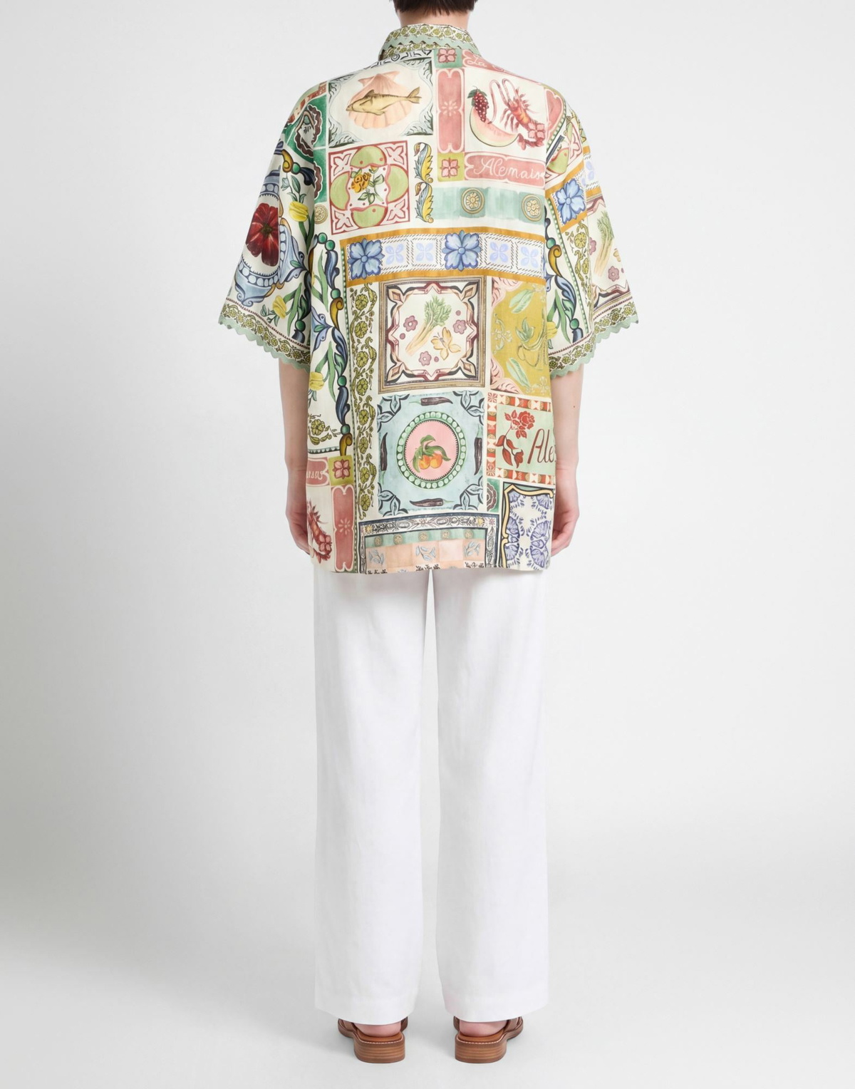 Alémais Womens Shirt in Ivory