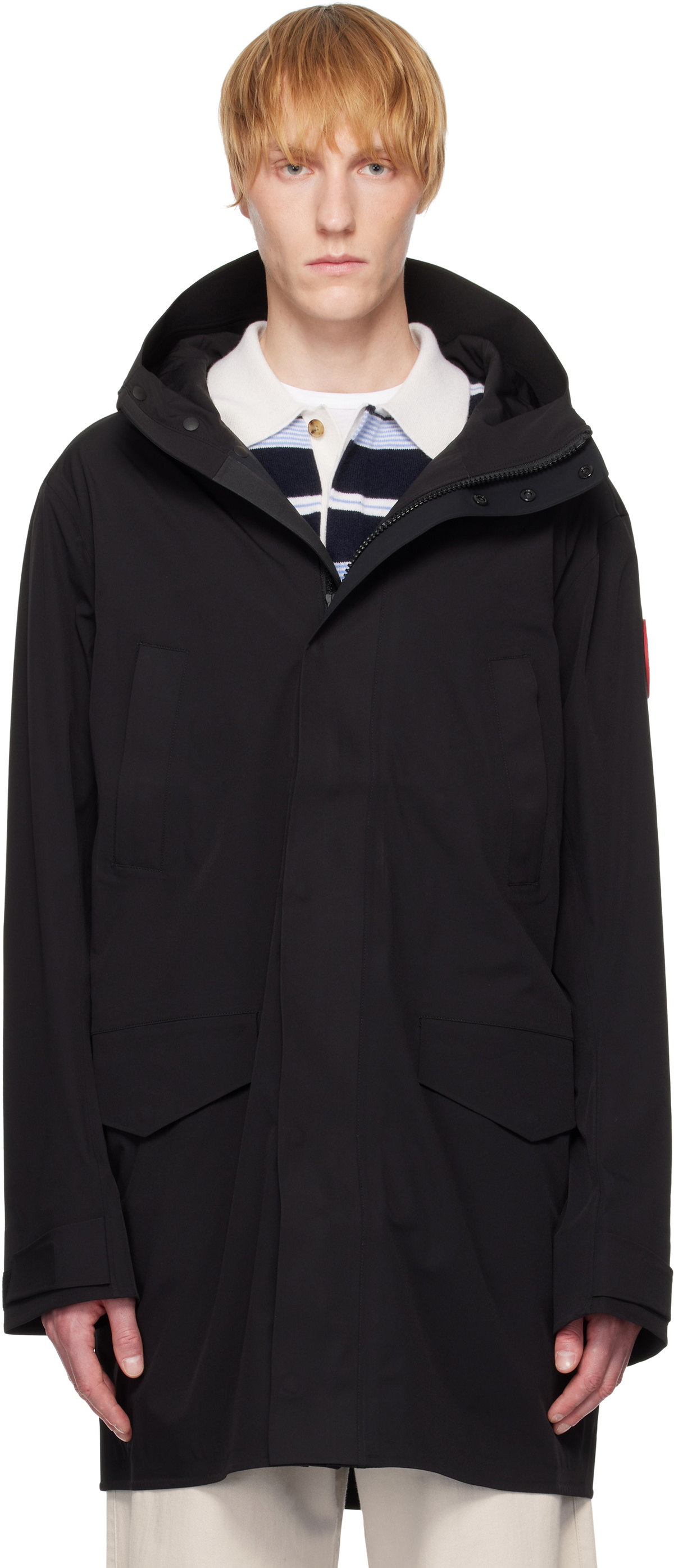 Canada Goose Black Barclay Rain Coat