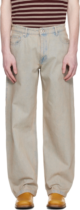 Photo: COOR Beige Back Side Tinted Jeans