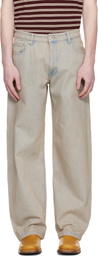 COOR Beige Back Side Tinted Jeans