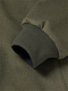 Loro Piana - Ivy Reversible Fleece-Lined Cashmere Bomber Jacket - Green