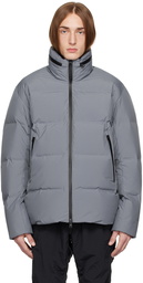 Norse Projects ARKTISK Blue Stand Collar Down Jacket