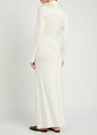Tove Iana Jersey Maxi Shirt Dress Ivory