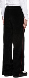 Y/Project Black Velour Layered Lounge Pants