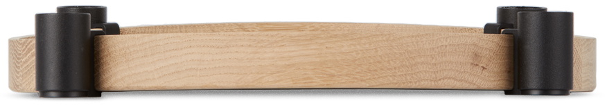 Applicata Black & Oak Luna Maxi Candle Holder