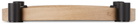 Applicata Black & Oak Luna Maxi Candle Holder