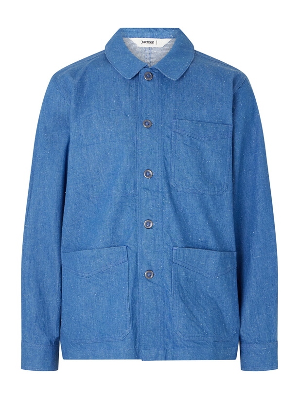 Photo: 3sixteen - Denim Blouson Jacket - Blue