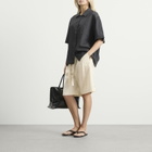Studio Nicholson Women's Demba Elasticated Shorts in Antique White