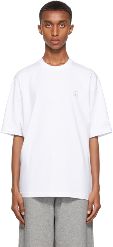 Photo: Acne Studios White Printed T-Shirt